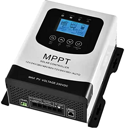 12V 24V 48V 60V 72V 96V 50A 60A 80A MPPT Solarlade-Entladeregler PV-Regler 230VDC for Lifepo4 Lithium-GEL-Batterie(60A)