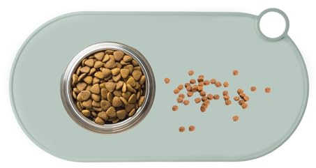 Silikon Futtermatte 49x25cm für Hunde & Katzen, rutschfest wasserdicht