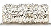 BOUILLONEFFEKTDRAHT | Ø 0,30mm VE = 35m Spule | Farbe: Silber / Silver