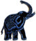Catch the Patch Elefant Tier Thailand - (Größe: 9,8 x 9,8 cm) – Aufbügler & Applikationen in verschiedenen Größen – Ideal für Kleidung, Schulranzen, Jeans & Rucksäcke