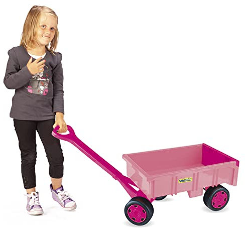 Wader 10958 - Handwagen mit Lenkung für Mädchen