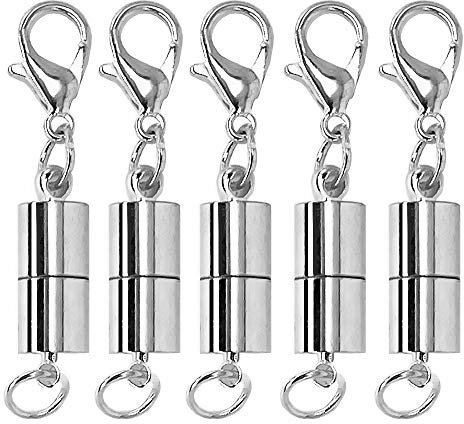 Gleader 5pcs Magnetic Clasps Necklace Set