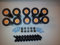 10 x Rain Bird 1804 de Sam con 12 – Aspersor emergente Van Boquilla, SBE de 050 Conector notebook Juego 12
