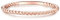 GLANZSTÜCKE MÜNCHEN Damen-Ring Sterling Silber rosévergoldet - Steckring gedreht Silberring Roségold Vorsteckring Silber 925