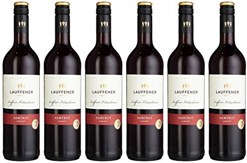 LAUFFENER WEINGÄRTNER - 2024 Katzenbeisser Samtrot Kabinett. Weicher lieblicher Rotwein aus Württemberg mit fruchtig-süßen Aromen. Inhalt: 6 x 0.75 l und 11,0% vol.