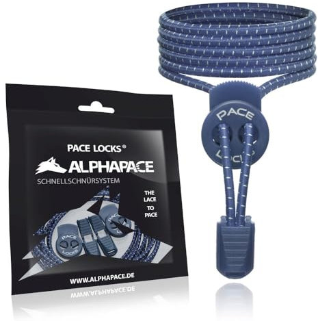 ALPHAPACE PACE LOCKS Cordones elásticos, cordones de zapatos sin nudo, cordones de cierre rápido para deporte, para jóvenes y mayores, 120cm