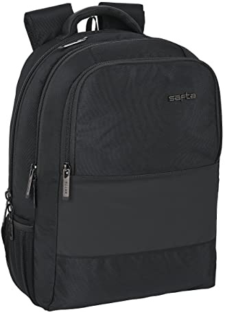 Safta Mochila para Portátil 15.6'' con Bolsillo para Tablet y Conector USB Business, 300x160x430mm, Negro