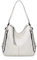 NICOLE & DORIS Borsa a Mano Elegante Borse in Pelle Morbida per Donna Borsa Tote Borse a Tracolla Grandi Borsetta Casual Borse a Spalla Shopper bianca