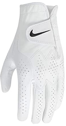 Nike - Herren Linkshänder Golf-Handschuh Tour Classic IV, Leder (L) (Weiß)