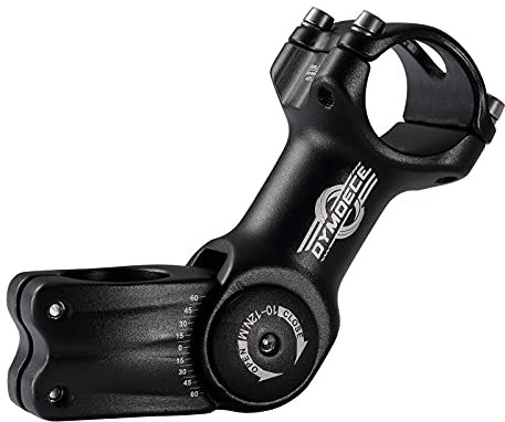 Dymoece Fahrrad Vorbau Riser Verstellbarer,Fahrradlenker Verlängerung 0~60 Grad Aluminiumlegierung für MTB Mountainbike Rennrad BMX 31,8mm/25,4mm