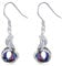 Phoenix Ohrringe Sterling Silber Damen Kristall Ohrhänger für Frauen Phoenix Schmuck Geschenk für Frauen Mädchen Mutter