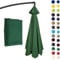 GZDXBF 200 Cm/270 Cm/300 cm Sonnenschirmbezug Ersatzbezug, Wasserdicht Gartenschirm Überdachung Abdeckung, 6 8 Streben Ersatzbespannung(Green,8 Ribs: 3m/9.8ft)