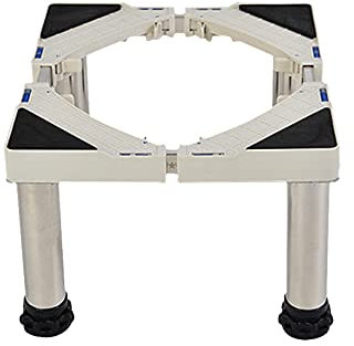 Mini Fridge Freezer stand Moisture Proof Mini Washing Machine dishwasher Holder Stand Length 38-56cm Floor Trays for Ice Maker, Plant Container, Anti-rust, Load 150kg, 4 Legs (23-27cm) (28) (28)