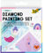 folia 31801 - Diamond Painting Set MERMAID, Sticker mit Unterwasser-Motiven und Zubehör, Bastelset zum Gestalten von Aufklebern mit Glitzersteinchen