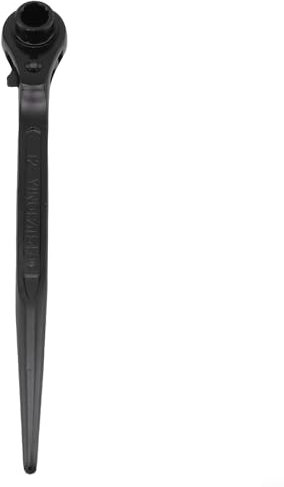 Zoegneer Black High Carbon Steel T-Bar Ratchet Wrench Plum Blossom Double-Head Spur Wheel Socket for Chainsaw Maintenance