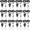 12 Stück Ratchet Hanger, Einstellbare Seil Seilhaken Ratsche Seilratsche 2.2M, Verstellbare Seilzug-Ratschen Gurte, 1/8 Zoll Hochleistungsseil für Pflanzen, Ventilatoren & Lampen - Metallräde