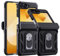 Anoowkoa per Cover Samsung Galaxy Z Flip 7 FE/Flip 6 con 360°Rotante Anello Magnetica Supporto Custodia Antiurto Grado Militare Protezione Fotocamera di SiliconeSlidable, Nero