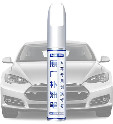 Ausbesserungsstift Weiß, Blau, Silber, Grau, Schwarz, mehrfarbige Punktfarbe, selbstlackierende Autoreparatur, schwarze Reparatur-Autolack, Autokratzer-Reparaturstift, Lackausbesserung, Entfernung von