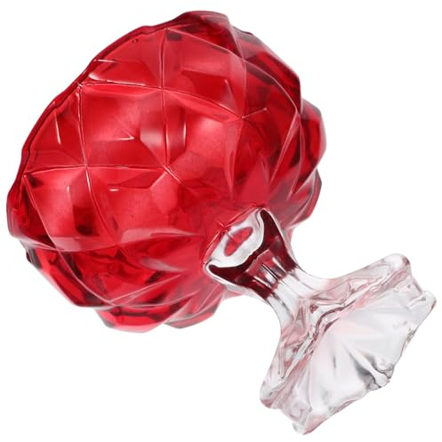 OKUMEYR Elegante Eisbecher Glas Dessertschale Aus Robustem Glas Mit Retro Muster 285ml Für Eiscreme Obstsalat Und Partygebrauch