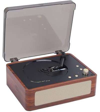 CD Player Tragbar mit Bluetooth, Retro CD Player mit Dual Stereo Soundlautsprechern, Wiederaufladbaren Desktop CD Playern, Support Headphone Jack USB Aux Input Vintage CD Player