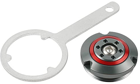 NICECNC Motorrad-Motoröl-Einfüllstopfen, Tankdeckel, Compatible with BMW R 1250 GS/ADV 2019–22, R1200 GS LC 2013–18, R1200 GS ADV LC 2014–18, R 1250 R/RS/RT, Titanrot