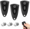 Lot de 3 émetteurs portatifs pour porte de garage Novoferm - 433,92 MHz - Télécommande 2 canaux - Pour novotron 502/504/512/514