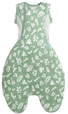 PurFlo Swaddle to Sleep Bag | Breathable Newborn Baby Sleeping Bag That Grows With Your Baby | Swaddle Arms In or Out | Hip Healthy | 0-4 Months | All-Season 2.5 tog Sleeping Bag