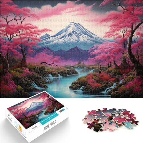 Herausforderndes Spiel Natur Zen Japan Kunst Puzzle für Erwachsene mit 1000 Teilen 38x52cm Perfekte Dekoration für 14+