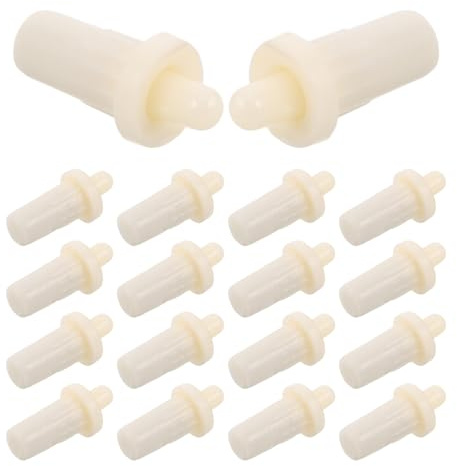 Garneck Lot de 24 Goupilles de Réparation Beige Ressort pour Stores Vénitiens Réglables, Accessoires Solide pour Volets de Fenêtre, Kit D’Outils pour Réparation et Fixation Polyvalente