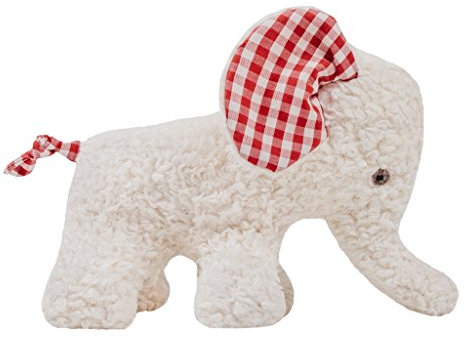 Efie Bio Plüschtier Elefant – Babyspielzeug – Schmusetier aus Bio-Baumwolle (kbA), GOTS zertifiziert, Greif- & Kuscheltier ab Geburt, 100 % Made in Germany