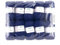 Gründl King Cotton (weiches und voluminöses Strick- und Häkelgarn aus 55 % Polyacryl & 45 % Baumwolle, 50 g / 78 m, Nadelstärke: 6 - 7, 10 x 50 g), Marine, 28 x 31 x 7 cm