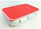 TUPPERWARE Quadro 1,1 L rot weiß Winter Behälter Dose Box Vorrat Optimum Ultimo