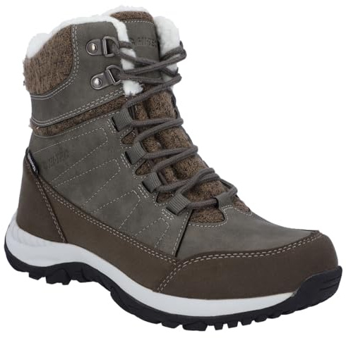 Hi-Tec Damen Riva Mid Wp Trekking-& Wanderstiefel, Beige (Olive 61), 40.5 EU