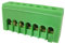 N Klemmen PE Klemme für Hutschiene Sammelklemmen 7-15 polig 16mm² fingersicher (7-Polig Grün)