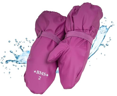BMS Thermo Buddelhandschuhe mit Fleecefutter (2-5 Jahre, Purple)