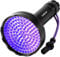 GLOSSDAY Blacklight Lampe de poche UV 128 LED Lampe de poche professionnelle pour chien/chat, chasse scorpions
