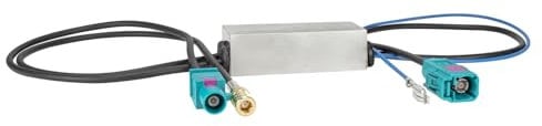 tomzz Audio 1500-044 Auto Radio DAB+ UKW FM AM Antenne Splitter Adapter SMB (F) Buchse Kupplung und Fakra (M) Stecker auf Fakra (F) Kupplung kompatibel mit China Android Radios Fakra Antenne