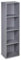 Albert Austin Book Shelf Cube Storage 1-2-3-4 Tier Cube Bookcase, Shelving Unit Display, Storage Unit for Office, Living Room Decor (Grey, 4 Tier)