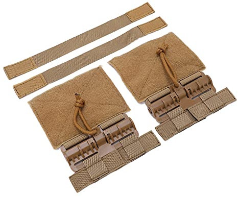 Jinyi Schnellverschluss-Schnallen-Set, MOLLE-Schnellverschluss-Kit Reißfest Langlebig für JPC 6094 Weste(Schlammfarbe)