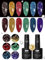 YTD Likomey UV Nagellack Glitzer Set,6 Farben Sparkle Funkelnd Shellac Nagellac mit Base und Top Coat Gellack Kit,Reflective Diamant Maniküre Gel Nail Polish,8 Pcs 7.5 ml