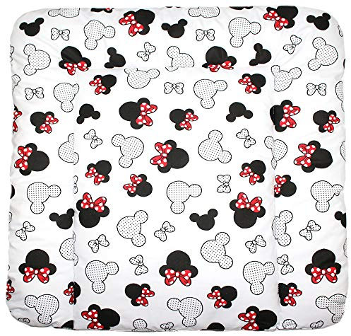 Baby Auflage Wickelauflage -Minnie - 70x50 cm 70x70 cm 70x85 cm Wickeltischauflage (70 x 85 cm)