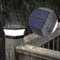 Solar Pfostenleuchten, 6000K Solar Zaunpfosten Beleuchtung LED Pfostenlichter IP65 Wasserdichte Außenpfosten Kappenlampe Solar Säulenlampe Landschaft Lampe für hölzerne Pfosten, Plattform, Patio