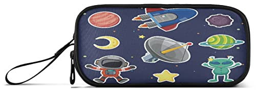 Raumelement Coole Galaxie Federmäppchen Federtaschen Mäppchen Schlamperbox Tasche für Jungen Mädchen Schüler