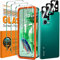 QsmQam 3 Piezas Protector de Pantalla para Xiaomi Redmi Note 12 5G (Incompatible 4G) con 3 Piezas Protector de Lente de Cámara, Ultra HD Cristal Templado, Dureza 9H, Anti Arañazos, Sin Burbujas