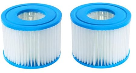 Nayciiy Typ VI Spa Whirlpool Filter Kartusche Aufblasbarer Whirlpool und andere Typ Spa Aufblasbare Filterkartusche Zubehör (2 Stück)