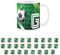 Football Letter G Mug - White Initial Personalised Alphabet Tea Coffee Gift Mug Present