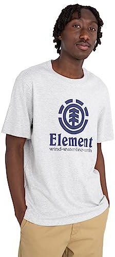 Element Vertical - Short Sleeve T-Shirt - Men - Grey.