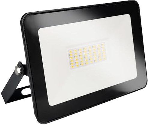 Europalamp - Projecteur LED 100W Blanc - Haute Luminosité : Éclairez de Grandes Surfaces avec Fiabilité et Économie (6000K - Blanc froid, 1)