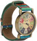 Hippie-Uhr, Mehrfarbig, Bohemian-Stil, Messing, PU-Leder, Knopfbatterie, Damen-Uhrenarmband, Sport-Freizeituhren für Geburtstagsparty-Geschenke (Blau) Hippie Uhr Hippie Uhr Damen