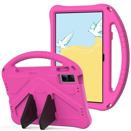 Nikaque Funda para tablet Huawei Matepad SE de 10.4 pulgadas 2022, apta para niños, asa con soporte, duradera, ligera, a prueba de golpes, color rosa